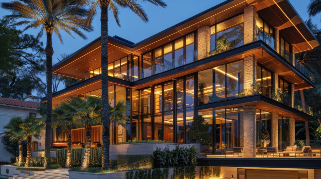 Building facade lighting