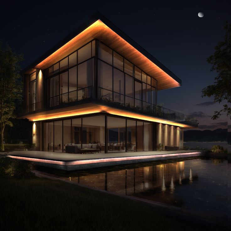 LED exterior facade lights