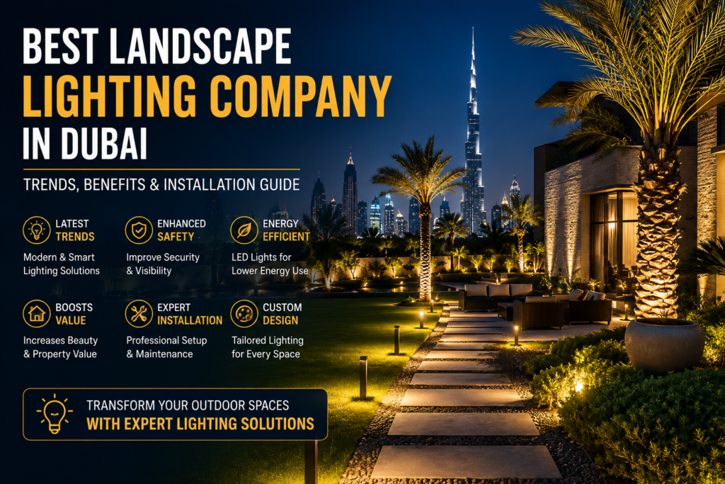 Best Landscape Lighting Company in Dubai