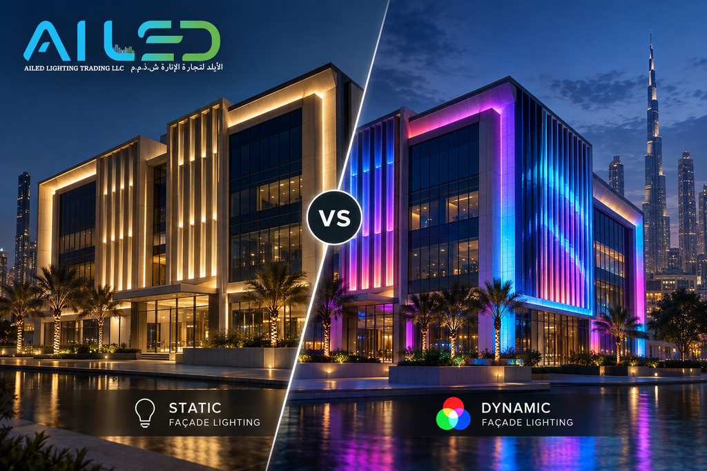 dynamic facade lighting dubai